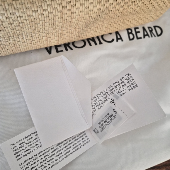 Veronica Beard Beige Woven Crossbody Bag - Picture 9 of 9